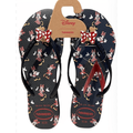 Disney Parks Flip Flops by Havaianas Minnie Mouse Black 11/12 New With Tag