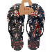 Disney Parks Flip Flops by Havaianas Minnie Mouse Black 11/12 New With Tag