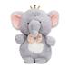 Elephant Stuffed Animals Cute Vivid Soft Skin Friendly Elephant Plush Toy for Kids Adults Car Office