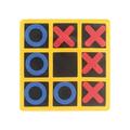 JikoIiving TIC TAC Toe Wooden Board Wooden Tic Tac Toe Game for Kids Family Game Classic Wooden Board Game Classical Family Board Game Strategy Board Game Outdoor Game