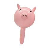 Pig Head Toy Lovely Eye-Catching Portable Exquisite Workmanship Detailed Entertainment PVC Animal Shape Inflatable Pig Head Birthday Gift