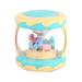 1PC Baby Carousel Hand Drum Toy Funny Cartoon 3D Light Music Toy (No Battery)