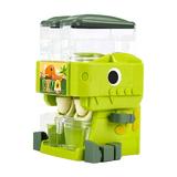 Play House Toy Lovely Dinosaur 360-degree Rotating Easy Access Store Cups Attract Attention ABS Beverage Dispenser Play House Toy Children Toys