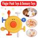 YIYOUZQT Baby Sensory Toys Toddler Animal Finger Push Toy Exercise Finger Flexible Toy for 6-12 Months Infant Toy for 1 Year Old Boys Girls Newborn Baby Birthday Christmas Gift