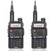 Ktaxon 2x Baofeng DM-5R DMR Tier II Digital Two Way Radio VHF UHF Walkie Talkie 2000mAh