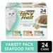 Fancy Feast Seafood Classic Pate Wet Cat Food Variety Pack (Pack of 48)