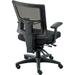 Perspective Ergonomic Mesh -Back Chair - Black Mesh Back/Fabric Seat/Black Frame