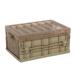 Sueyeuwdi Storage Bins Suitcase Plastic Folding Storage Container Basket Crate Box Stack Foldable Organizer Box Room Decor Home Decor 30*22*5cm