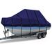 Zenicham 900D T Top Boat Cover - Heavy Duty Boat Cover Waterproof T Top Hard Top Boat Cover Trailerable Center Console Boat Cover (Model - Length:24 -26 Beam Width: up to 112 Navy)