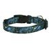 LINASHI Pet Neck Strap Adjustable Pet Collar with D-ring for Dogs Cats Tear-resistant Floral Pattern Neck Strap for Outdoor Activities
