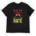 Mens Shirt I May Be Straight But I Don T Hate Lbgt Gay Pride Design Raglan Baseball Tee Black Medium