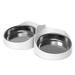 ROJECO Only Stainless Steel Single & Double Bowl Accessories For 4L Automatic Pet Feeder Cat Food Dispenser Without Pet Feeder