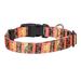 LINASHI Pet Neck Strap Adjustable Pet Collar with D-ring for Dogs Cats Tear-resistant Floral Pattern Neck Strap for Outdoor Activities
