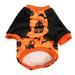 Dog Pumpkin Shirt Cat Bat House Pattern Elasticity Soft Plush Halloween Pet Shirt Pet Costume for Small Dog Cat XS