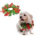 Dreses Christmas Dog Collar Cat Neck Circle Dog Christmas Costume Pet Neck Circle Pet Costume Dog Neck Circle