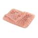 CUSSE Reversible Dog Bed Mat with Plush - Soft Warm Pet Cushion Multipurpose Washable Sleeping Mattress Bed for Small Medium Large Dog and Cat Watermelon Pink 14.1 x19.6