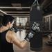 Punching Bag for Adults Heavy Speed Boxing Bag Set with Gloves for Home Gym Black