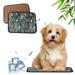 CUSSE Dog Cooling Mat Large Cooling Pad Summer Pet Bed for Dogs Cats Kennel Pad Breathable Pet Cooling Mat Pad for Dogs Cats Ice Silk Mat Cooling Blanket Cushion for Kennel/Sofa/Bed/Floor Green L