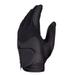 Golf Left Hand Glove Polyester High Elasticity Breathable Washable Single Golf Glove for Men Women Black M