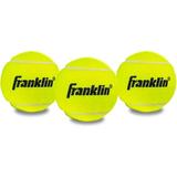 Franklin Sports Pressureless Tennis Balls - Official Size Low Pressure Tennis Balls - Great for Training + Practice - Low Bounce Tennis Balls - All Court Surface Tennis Balls - Carry Bag Included