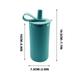 Silicone Straw Water Cup 450ml Sports Silicone Water Bottle Straw Cup Sealed Silicone Cup No Spill
