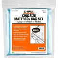 Deluxe King Mattress and Box Spring Bag Set â€“ Moving and Storage Protection Cover â€“ 2.25 Mil â€“ Includes 1 Mattress Bag 2 Box Spring Bags
