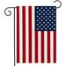 HGUAN 4th of July Garden Flag Double Side American Flag Welcome Independence Day Memorial Day Patriotic Garden Flags for Yard Outdoor Decoration