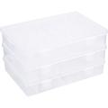 3pcs 24 Plastic Storage Box Small Parts Organizer Bead Organizers and Storage Plastic Box Component