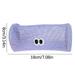 Dopebox Transparent Large Eye Mesh Pencil Case Large Grid Mesh Pencil Case Clear Pencil Case Aesthetic Large Capacity Pencil Pouch With Zipper Cute Pencil Pencil Pencil Case For Teen Girls (Purple)