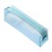 Dopebox Large Grid Mesh Pencil Case Big Capacity Clear Pencil Pouch Pen Bag with Zipper Closure Aesthetic Pencil Case Pouch Cute Storage Pencil Bag For Student School Supplies Stationery (Blue)