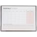 Desk Blank Calendar Sheet Monthly Planner Notepad Blank Calendar Planning Notepad