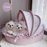 SmileyTails Princess Luxury Cradle Bed - Winter Warmth and Comfort