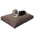 Dog Bed Bean Bag Bed for All Dogs Extra Plush Faux Fur Rectangle Pat Sleeping Mat with Liner and Durable Canvas Cover Use in Living Room Outdoor Indoor Office 37 L x 27 W x 6 Th Brown