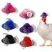 6 Pieces Chicken Hats for Hens Fit Chicken Clothes Costumes for Chickens Hats for Chickens Tiny Hats Small Animal Hats