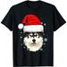 Alaskan Malamute Dog Christmas Santa Clause Navidad Xmas T-Shirt