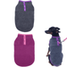 2 Pack Dog Fleece Vest Sweater Warm Pullover Fleece Puppy Jacket Pet Stretch Fleece Apparel with Buttons Costumes