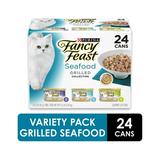 Fancy Feast Grilled Seafood Feast Variety Pack Canned Cat Food (Pack of 4)