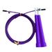 Jump Rope for Kids Adults Men Women Steel Wire Adjustable Speed Jumping Rope Workout Skipping Rope for Training Fitness Exercise Purple