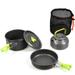 Camping Cookware Set Cookware Set Picnic Pots Cookware Aluminum Camping Tableware Set for 2 3 People for Camping Outdoor Hiking Backpacking Picnic