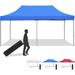 LIHONG 10x20 Outdoor Canopy Tent Instant Roof top Portable Canopy Folding Outdoor 0 with Black Carry Bag for Garden Backyard