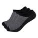 hcuribad Mens Socks 3 Pairs Of Men s Solid Color Sports Style:Casual Breathable Comfortable Short Tube Large Boat Socks Compression Socks Men Darn Tough Mens Socks Black M