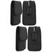 2 PCS Mens Girdle Belt Bridge for I-phone Holster Clip Protector Hiking Outdoor Mobile Bag Fanny Pack