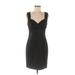 Banana Republic Cocktail Dress - Sheath: Black Solid Dresses - Women's Size 6