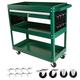 3 Tier Rolling Tool Cart Heavy Duty Utility Cart Tool Organizer with Storage Drawer Industrial Commercial Service Tool Cart for Mechanics Garage Warehouse & Repair Shop