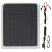 12W Solar Panel Monocrystalline Portable Solar Panel Charging Kit for Car Fan Cell Phone