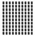 100Pcs Electric Fence Post End Caps Plug Insert Plastic Round Fence Post Caps High Voltage Pulse Electronic Fence System Waterproof Cap Black 21mm