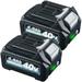 For Makita BL4040 40V Max XGT 4.0Ah Lithium Ion Battery BL4020 BL4025 BL4030 BL4050F BL4080F 2-Pack