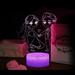 Room Decor On Clearance Valentine S Day Usb Acrylic Night Light Lamp Home Decoration Gifts