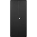 LLBIULife Metal Wall Cabinet with and Doors Wall Mounted Metal Cabinets with 1 Adjustable and 2 Doors Wall Cabinet for Garage Office and Home