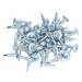 50PCS 4.2x16mm Round Head Drill Screw Set with Washers - Galvanized Carbon Steel Self Drilling Screws for Non-Slip Rustproof Fastening in Home and Industrial Applications